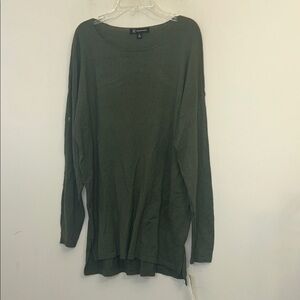 71.  INC International Concepts Forest Green Crew Neck Sweater size xl